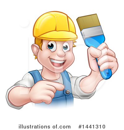 Royalty-Free (RF) Worker Clipart Illustration by AtStockIllustration - Stock Sample #1441310