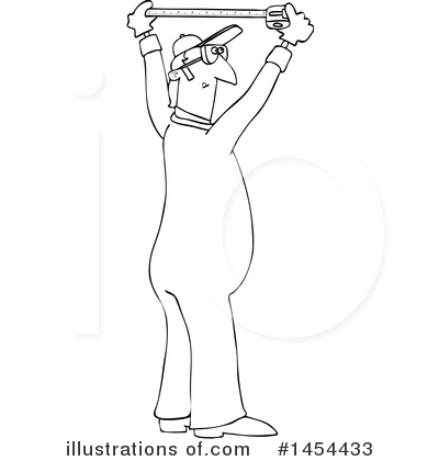 Royalty-Free (RF) Worker Clipart Illustration by djart - Stock Sample #1454433