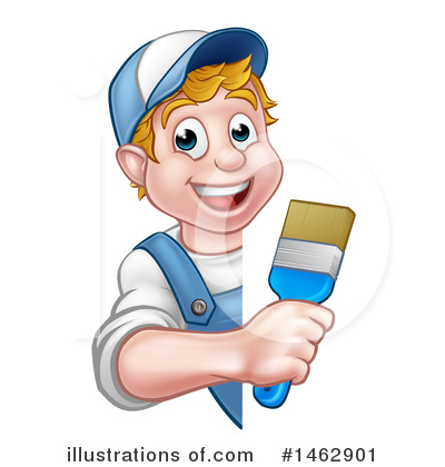 Royalty-Free (RF) Worker Clipart Illustration by AtStockIllustration - Stock Sample #1462901