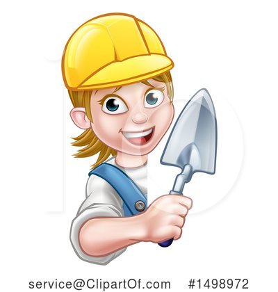 Royalty-Free (RF) Worker Clipart Illustration by AtStockIllustration - Stock Sample #1498972
