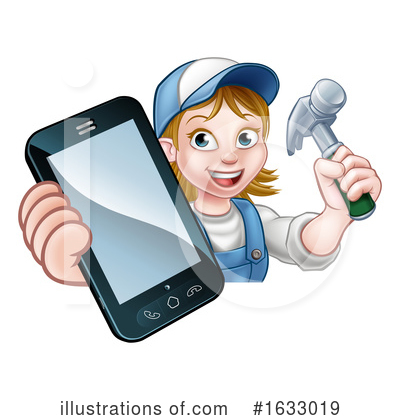 Royalty-Free (RF) Worker Clipart Illustration by AtStockIllustration - Stock Sample #1633019