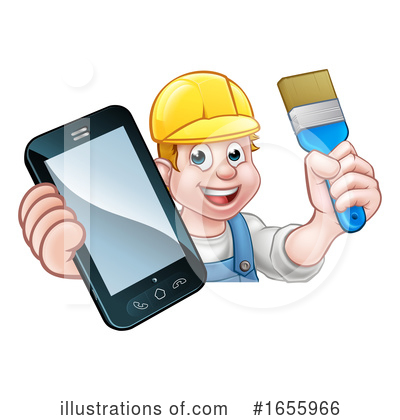 Royalty-Free (RF) Worker Clipart Illustration by AtStockIllustration - Stock Sample #1655966