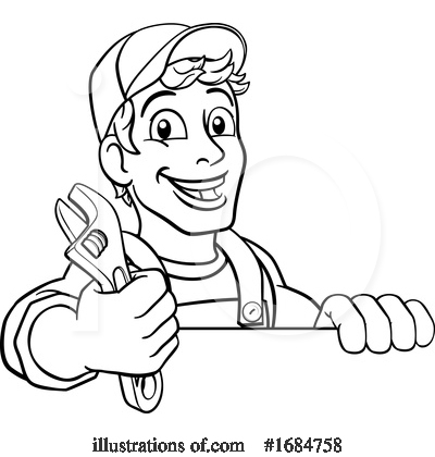 Royalty-Free (RF) Worker Clipart Illustration by AtStockIllustration - Stock Sample #1684758