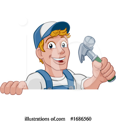 Royalty-Free (RF) Worker Clipart Illustration by AtStockIllustration - Stock Sample #1686560