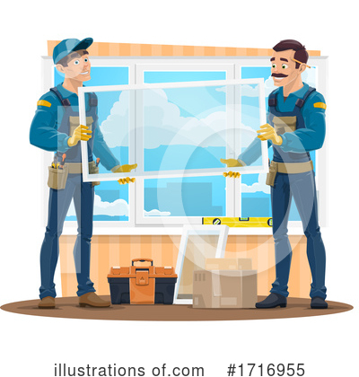 Contractor Clipart #1716955 by Vector Tradition SM