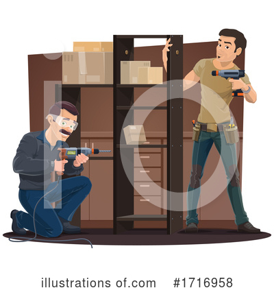 Worker Clipart #1716958 by Vector Tradition SM