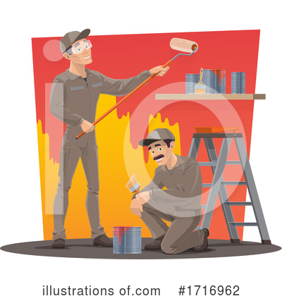 Royalty-Free (RF) Worker Clipart Illustration by Vector Tradition SM - Stock Sample #1716962