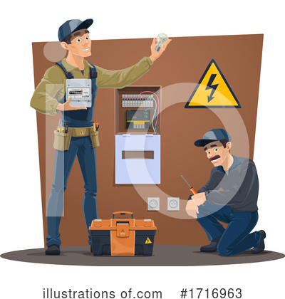 Worker Clipart #1716963 by Vector Tradition SM