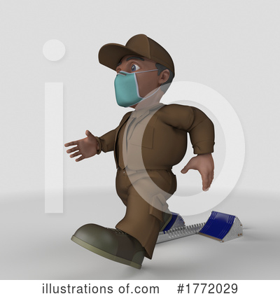 Royalty-Free (RF) Worker Clipart Illustration by KJ Pargeter - Stock Sample #1772029