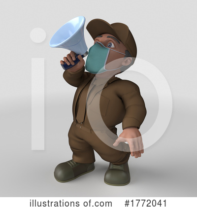 Royalty-Free (RF) Worker Clipart Illustration by KJ Pargeter - Stock Sample #1772041