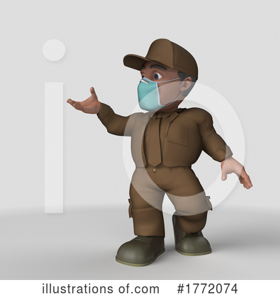 Royalty-Free (RF) Worker Clipart Illustration by KJ Pargeter - Stock Sample #1772074