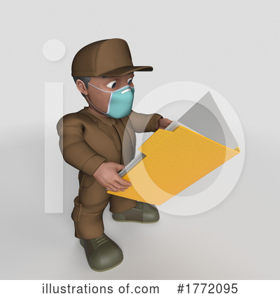 Royalty-Free (RF) Worker Clipart Illustration by KJ Pargeter - Stock Sample #1772095