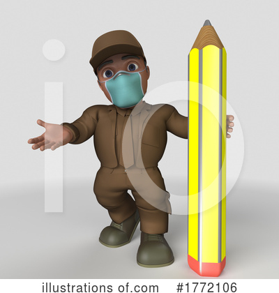 Royalty-Free (RF) Worker Clipart Illustration by KJ Pargeter - Stock Sample #1772106
