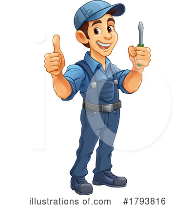 Worker Clipart #1793816 by AtStockIllustration