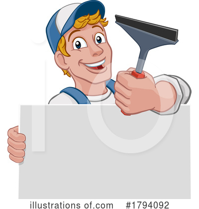 Royalty-Free (RF) Worker Clipart Illustration by AtStockIllustration - Stock Sample #1794092
