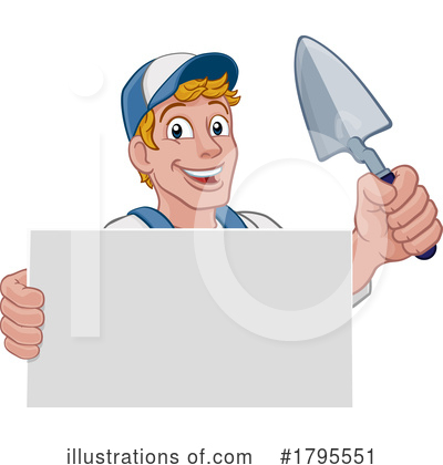 Royalty-Free (RF) Worker Clipart Illustration by AtStockIllustration - Stock Sample #1795551