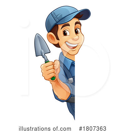 Royalty-Free (RF) Worker Clipart Illustration by AtStockIllustration - Stock Sample #1807363