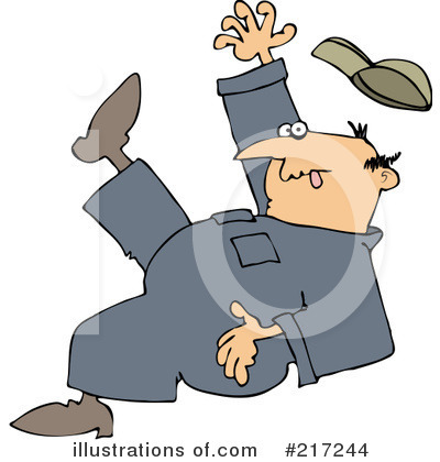 Royalty-Free (RF) Worker Clipart Illustration by djart - Stock Sample #217244