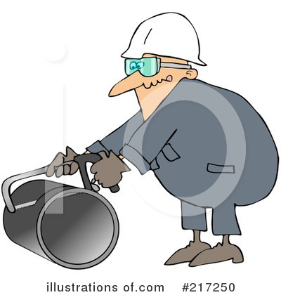 Royalty-Free (RF) Worker Clipart Illustration by djart - Stock Sample #217250