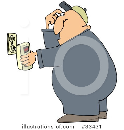 Royalty-Free (RF) Worker Clipart Illustration by djart - Stock Sample #33431