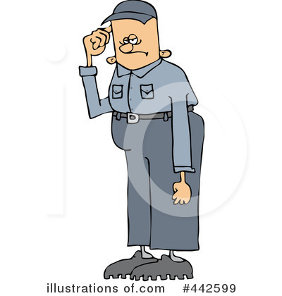 Royalty-Free (RF) Worker Clipart Illustration by djart - Stock Sample #442599