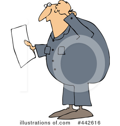 Royalty-Free (RF) Worker Clipart Illustration by djart - Stock Sample #442616