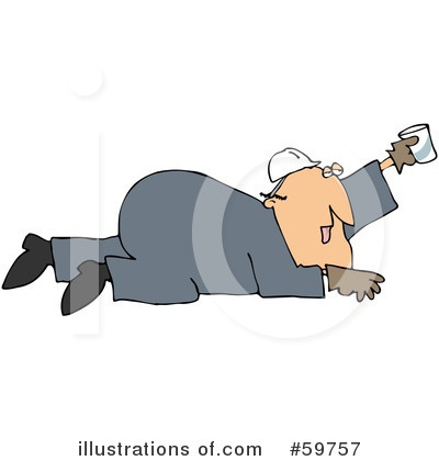 Royalty-Free (RF) Worker Clipart Illustration by djart - Stock Sample #59757