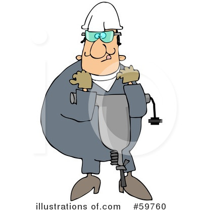 Royalty-Free (RF) Worker Clipart Illustration by djart - Stock Sample #59760