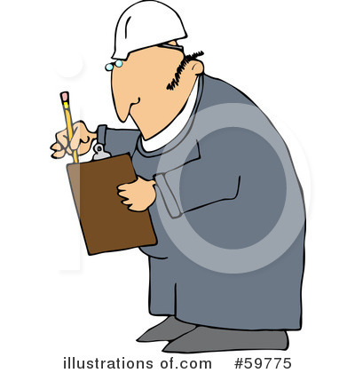 Royalty-Free (RF) Worker Clipart Illustration by djart - Stock Sample #59775