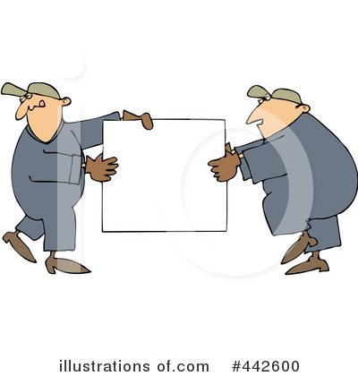Royalty-Free (RF) Workers Clipart Illustration by djart - Stock Sample #442600