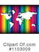 World Map Clipart #1103009 by Andrei Marincas