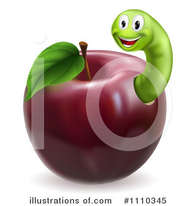 Royalty-Free (RF) Worm Clipart Illustration by AtStockIllustration - Stock Sample #1110345