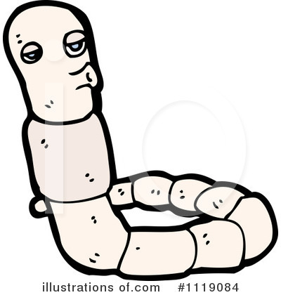 Royalty-Free (RF) Worm Clipart Illustration by lineartestpilot - Stock Sample #1119084