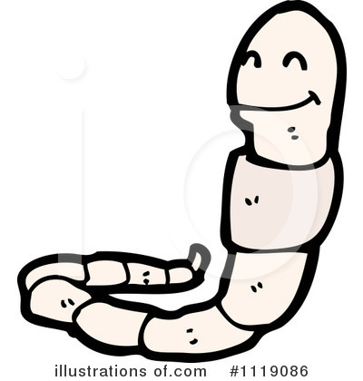 Earth Worm Clipart #1119086 by lineartestpilot