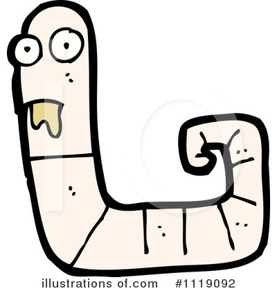 Earthworm Clipart #1119092 by lineartestpilot