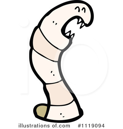 Earthworm Clipart #1119094 by lineartestpilot