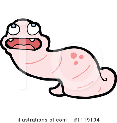 Royalty-Free (RF) Worm Clipart Illustration by lineartestpilot - Stock Sample #1119104