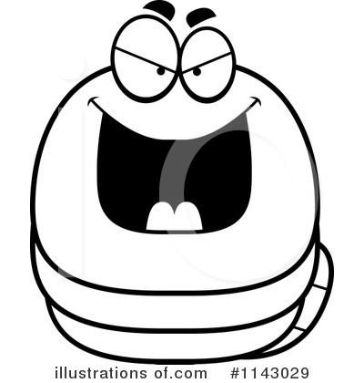 Royalty-Free (RF) Worm Clipart Illustration by Cory Thoman - Stock Sample #1143029