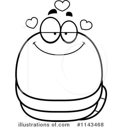 Royalty-Free (RF) Worm Clipart Illustration by Cory Thoman - Stock Sample #1143468
