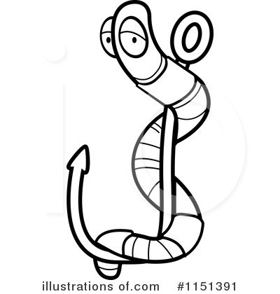 Royalty-Free (RF) Worm Clipart Illustration by Cory Thoman - Stock Sample #1151391
