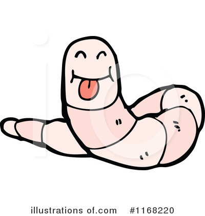 Royalty-Free (RF) Worm Clipart Illustration by lineartestpilot - Stock Sample #1168220