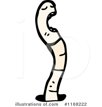 Royalty-Free (RF) Worm Clipart Illustration by lineartestpilot - Stock Sample #1168222