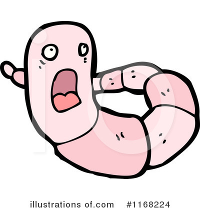 Royalty-Free (RF) Worm Clipart Illustration by lineartestpilot - Stock Sample #1168224
