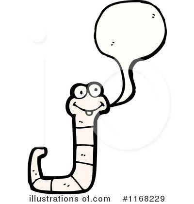 Royalty-Free (RF) Worm Clipart Illustration by lineartestpilot - Stock Sample #1168229
