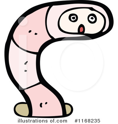 Royalty-Free (RF) Worm Clipart Illustration by lineartestpilot - Stock Sample #1168235
