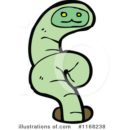 Royalty-Free (RF) Worm Clipart Illustration by lineartestpilot - Stock Sample #1168238