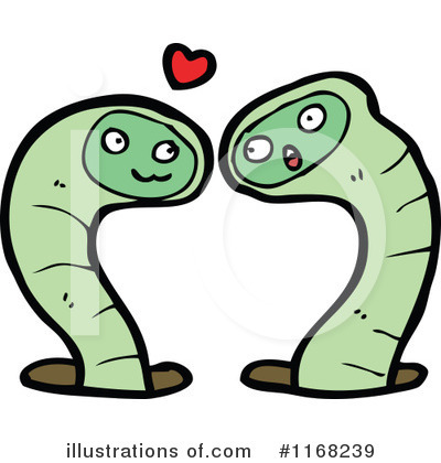 Royalty-Free (RF) Worm Clipart Illustration by lineartestpilot - Stock Sample #1168239