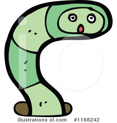 Royalty-Free (RF) Worm Clipart Illustration by lineartestpilot - Stock Sample #1168242