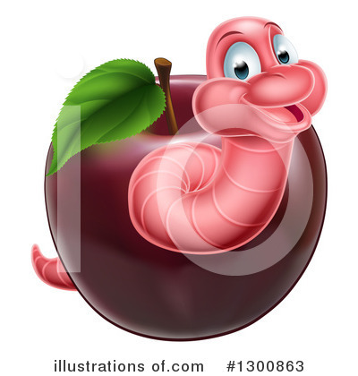 Worm Clipart #1300863 by AtStockIllustration
