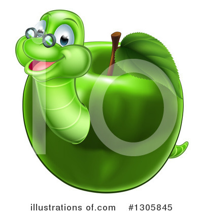 Worm Clipart #1305845 by AtStockIllustration